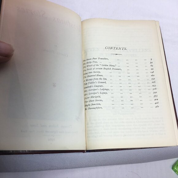 Antique Christmas Stories by Charles Dickens-Thomas Nelson & Sons 1904 Vol. XIII - Picture 8 of 13